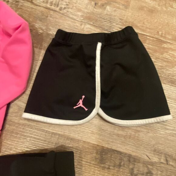 Puma Three Piece Set Track Suit Jacket w Pants 12M Skort 18 M Black Pink Bundle - Picture 10 of 14